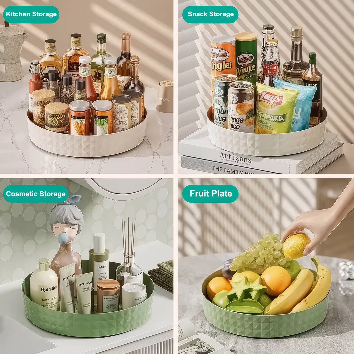 360 Rotating Seasoning Storage Rack